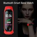 M3 Blood Pressure Oxygen Heart Rate IP67 Waterproof Smart Bracelet (Red)