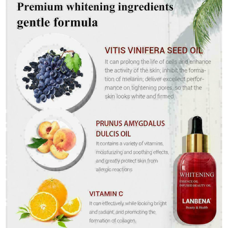 15ml Soins de la peau Blanchissant Huile Essentielle Vitamine S1Y0 SÃƒÂ©rum C W8Y2