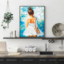 5D DIY Full Drill Diamond Painting Ballet Girl Cross Stitch Embroidery Set