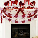 Heart Garland Banner - NO DIY - Valentines Day Banner Decor -Valentines Dec