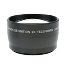 55mm 2x Professional High Definition Telephoto Conversion Lens for Canon Sony