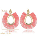 Earrings Hanging Fringe Bohemia Earrings With Tassels Large Earrings For Wo A9P1