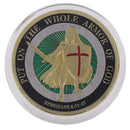 1PC Put On the Whole Armor Of God Commemorative Challenge Coin Collection Gi-OZ