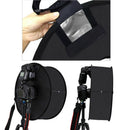 18" 45cm Macro Ring Softbox for Speedlight Flash Light Shoot with Carry Bag
