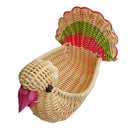 Little Turkey Shape Imitation Woven Rattan Tabletop