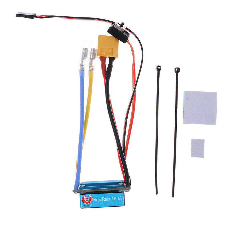 1/12 RC Truck Buggy 160A Brushed ESC w/ 3S 5V 1A BEC for 370 380 Motor Parts