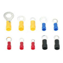 102Pcs Assorted Insulated Ring Crimp Terminal  Electrical Wire Connector Kits