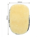Plush Car Wash Glove Wool Furniture Washing Cleaning Brush Tool Black 15x25cm