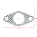 1x Mild Steel 2 Bolt Flange Gasket For 35/38mm External Wastegate Dump Tube/Pipe