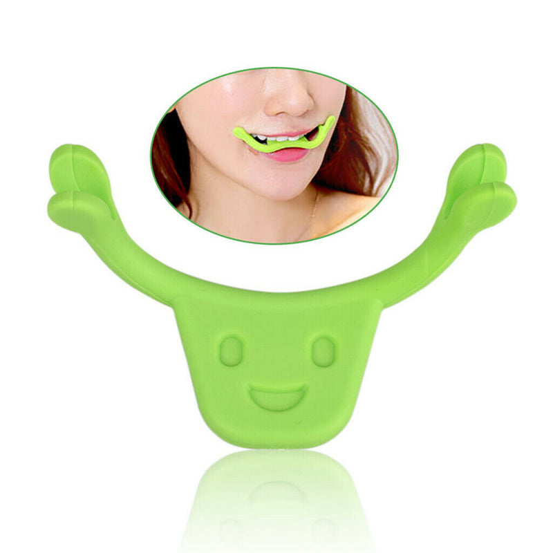 3 Pack Useful Smile Trainer Face Line Lifting Training Smile Maker Green .