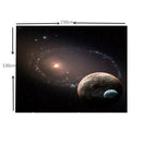 Outer Space Wall Tapestry Wall Hanging Bed Cover Throw Blanket 59x51 Inch