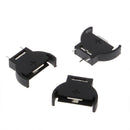 20X Shell Plastic CR2032 Button Cell Battery Sockets Holder Case Black 3V 3Pin