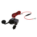 Waterproof Car Cigarette Lighter Socket DC 12V 1A USB 5V Adapter For Moto C