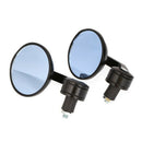 7/8" Universal Round Motorbike Motorcycle Handle Bar End Rearview Side Mirr