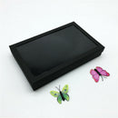 Jewelry Ring Display Organizer Case Tray Holder Earring Velvet Storage Box