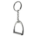 1X(1Pcs Simple Elegant Design Western Stirrup Keychain Key Ring Hanger Tool