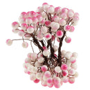 Artificial Fruit Berries Blueberry Xmas Wedding Bouquet Flower Wreath Pink