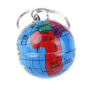 2Pcs World map Globe keychain jewelry earth Globe art pendant keychains giME