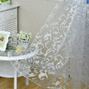 Voile Curtain Panel Door Window Screen Room Drapes Valance 100*200cm White