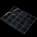 2X Clear 20 Pockets Plastic Coin Holders Storage Collection Money Album Case