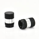 4pcs Car Tire Valve Stem Dust Caps Tyre Air Caps Cover Trim Accessory Black