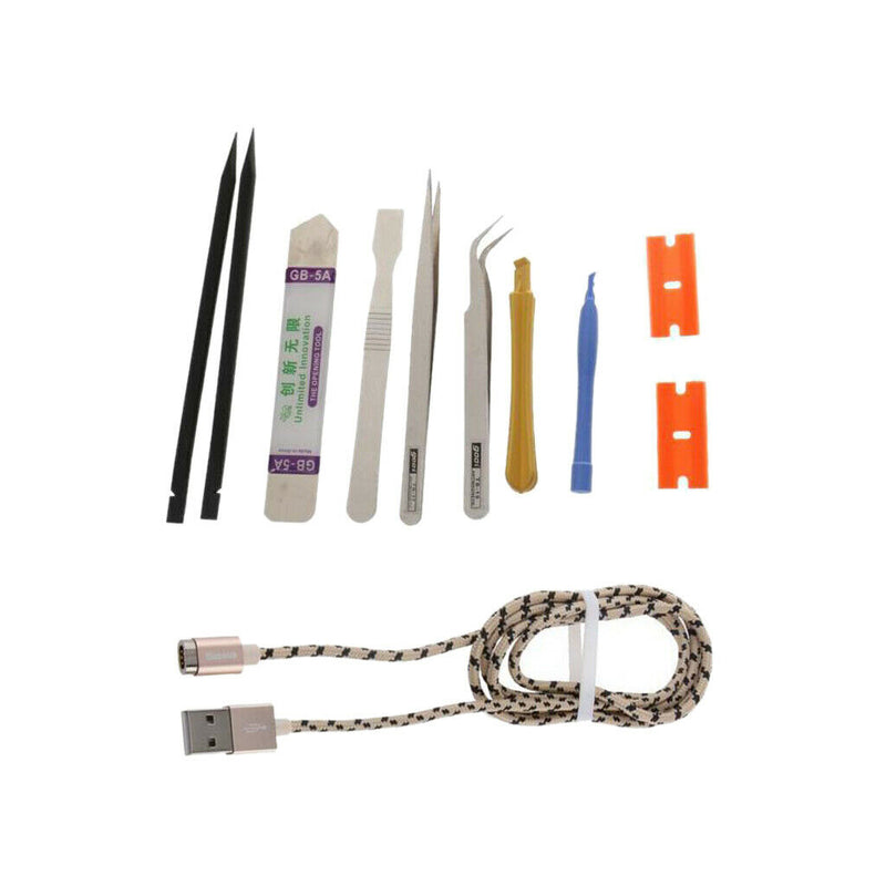 10 in1 Screwdrivers Repair Opening Pry Tools USB Charger Cables