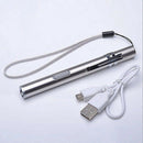Rechargeable 500lm Lamp Pocket Flashlight Torch LED Pen Size Q5 USB New UK