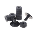 8PCS 25mm felt washer + 2PCS cymbal sleeves replacement for shelf drum kit JR