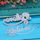Letter Metal Cutting Dies Stencil Album Paper Cards Embossing Scrapbooking Craft