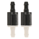 2 Pieces Black Plastic Wiper Washer Windshield Check Valve Right 8532128020