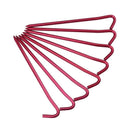 10 Packs Outdoors Tent Stakes Pegs,Ultralight Hook Tent Pegs Canopy Stakes TT4X3