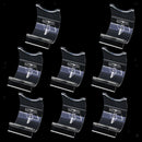 8PCS New Translucent Lighter Collectors Display Stand Case Bracket Durable