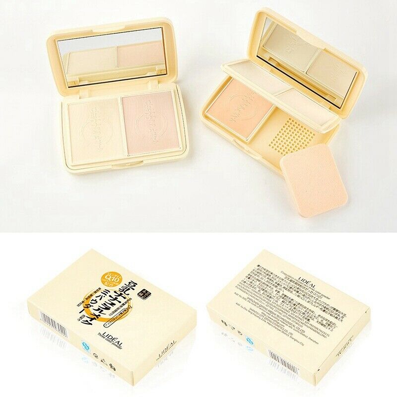 Lideal Brand Soybean Milk Essence Pressed Powder Double Layer Of Powder Whi Y4P5