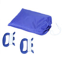 Dual Line Stunt Parafoil Parachute Rainbow Sports Beach Kite (Blue)