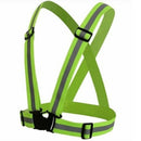 Adjustable Reflective Night Sport Riding Safety Vest Strap Cleaner Jacket Gear