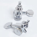 3L 3R Guitar String Inline Tuning Pegs Locking Tuners Key Machine Head Chrom NEW