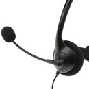 3.5mm One-Earpiece Stereo Headphone Single Earphone W/ Mic For Cellphone Laptop