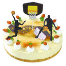 Basketball Acrylic Cake Topper  Slam Dunk Cupcake For Birthday Sports Party Cak@