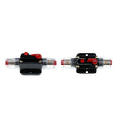 2x Car Stereo Audio 12V/24V 30A In-Line Manual Reset High Current Trolling