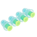 4 Soft Silicone Earplugs Noise Cancelling For Motorcycles Sleeping Study W/ Case
