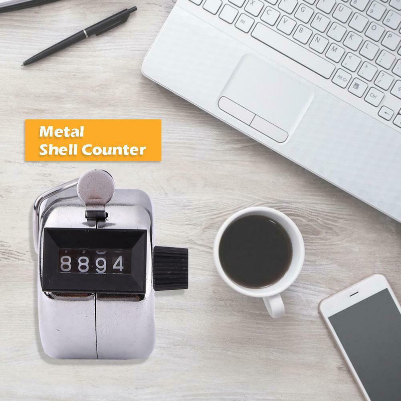 4 Digit Number Handheld Tally Counter Digital Golf Clicker Training Counter A