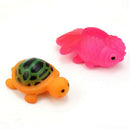 12Pcs Cute Soft Rubber Float Sqeeze Sound Baby Wash Bath Play Animals Toys