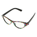 Punk Colorful Crystal Party Sunglasses Glasses Hip Hop Dress Up Costume Prop