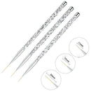 Professional Nail Art Liner Brush UV Gel Painting Acrylic Nail Brushes Stri V5S3