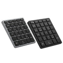 Numeric Keypad Rechargeable, Portable Wireless Bluetooth 28-Key Number Pad