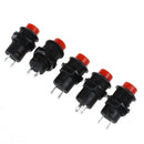 5 Pcs x Momentary Dash OFF-(ON) N/O Push-Button Switch Car/Boat/Truck 9V/12