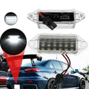 2Pcs Error Free Led Number Plate Bulbs 18Smd White Led License Plate Light