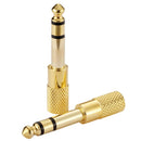 1Pc 1/8 3.5mm Female to 6.5mm 1/4 Male Headphone Jack Adapter Plug Stereo Au JR
