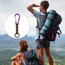 1Pc Aluminum Alloy Carabiner Clip Key Ring Hiking Camping Hook Lock D Shape