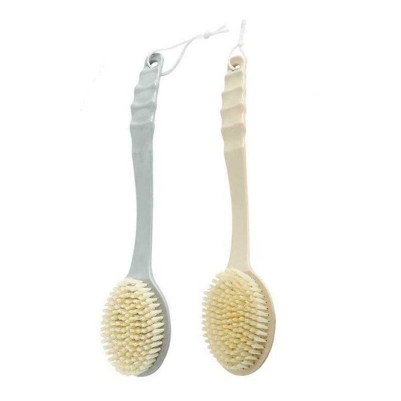 Soft Bristle Bath Brush Long Handle Scrubber Body Massage Shower Brushes A